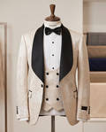 The "Midnight Gala" Champagne Tuxedo Set