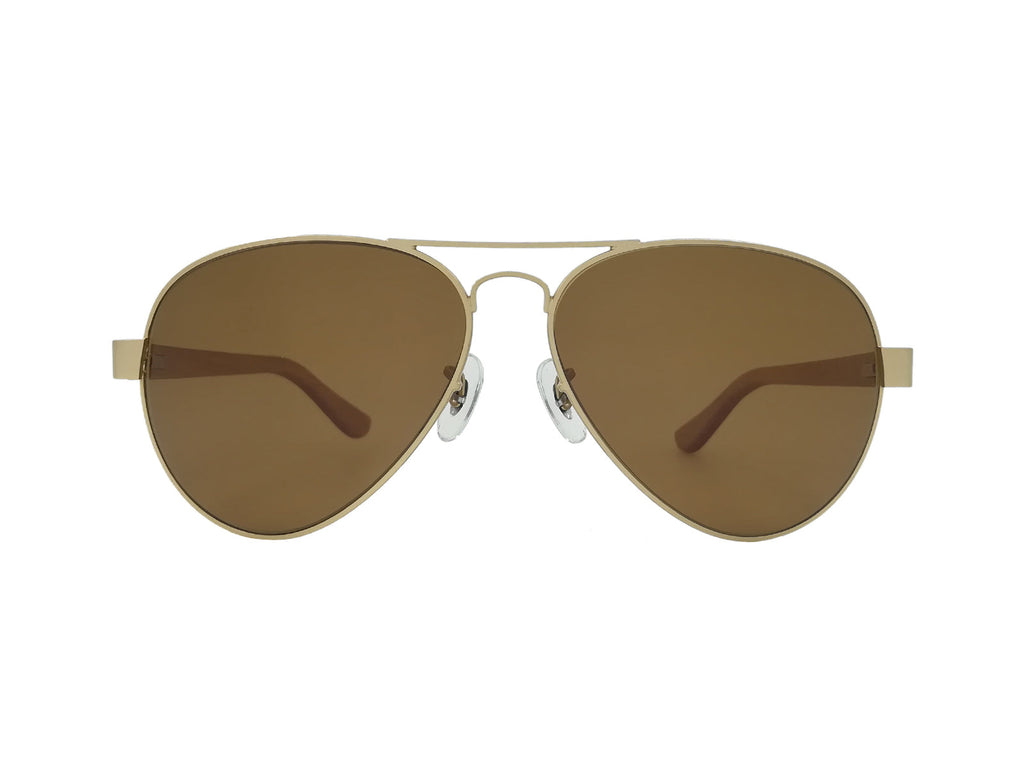 Bailey Beech Aviator Sunglasses in Gold