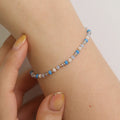 Gemstone stretchable bracelet-0