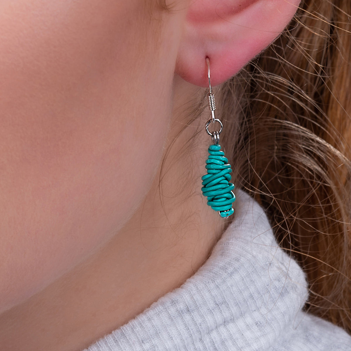Isla Recycled Electrical Wire Earrings (4 Colours Available)