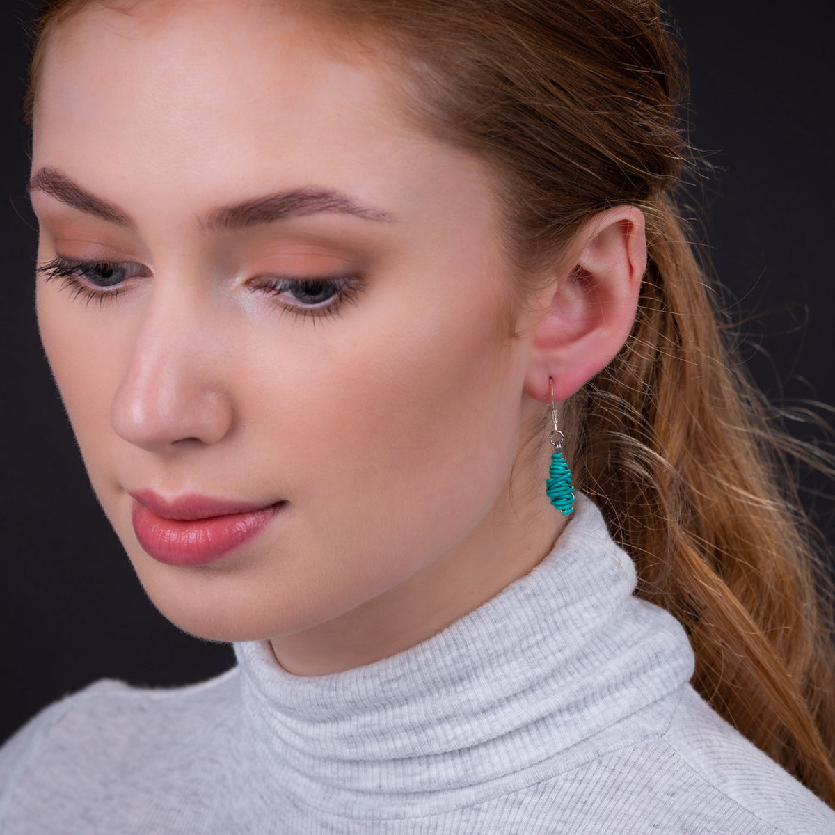 Isla Recycled Electrical Wire Earrings (4 Colours Available)