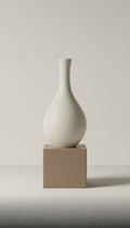 Hand-Painted Ceramic Accent Vase